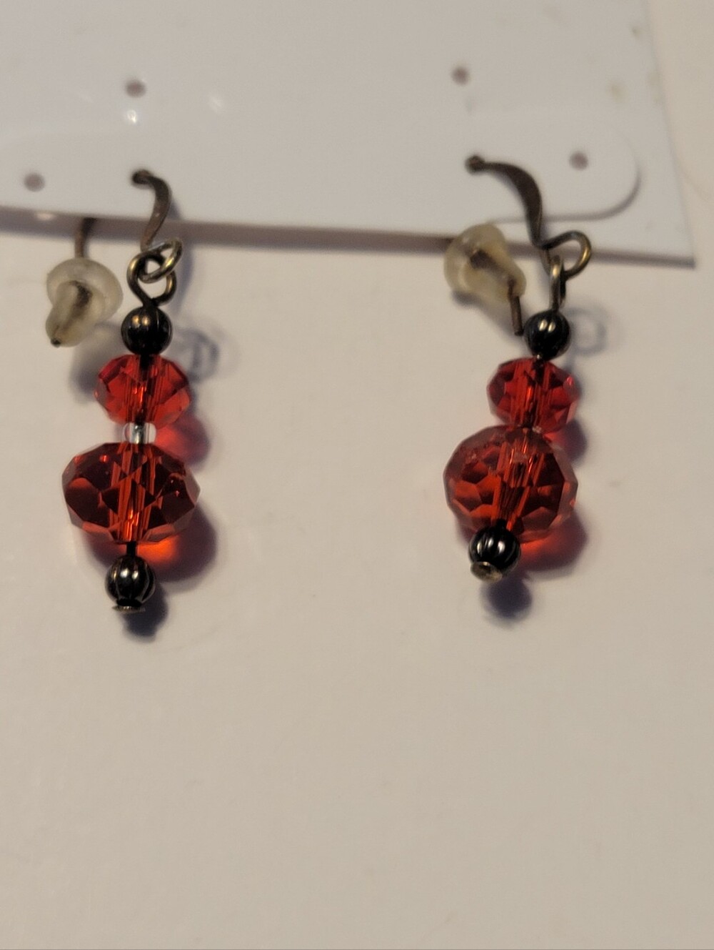 Red Drop Earrings - Women Jewelry